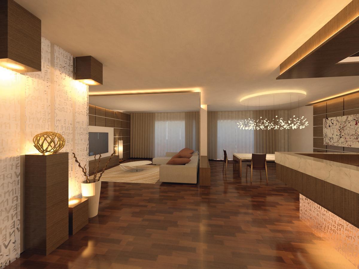 Moevenpick Hotel Du Lac Tunis Exterior photo 3D rendering of a living room